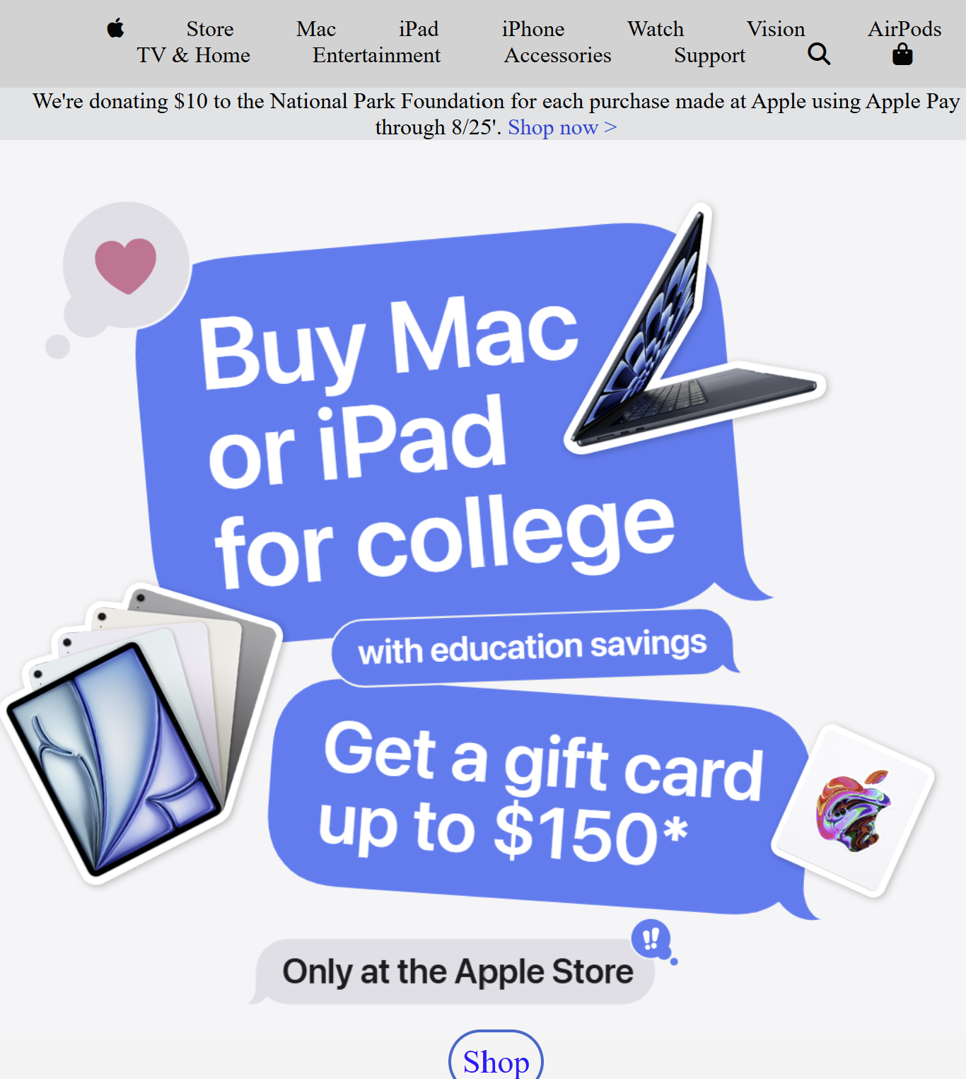 Apple website clone